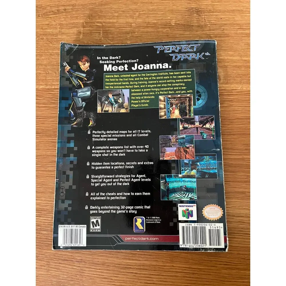 Perfect Dark The Official Nintendo Player's Guide Book